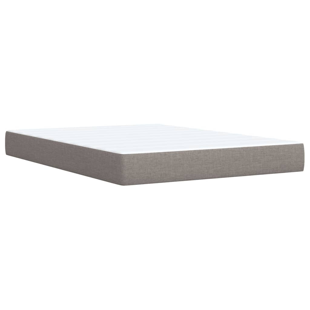 Giroletto a Molle con Materasso Tortora 160x200 cm in Tessuto | homemem39
