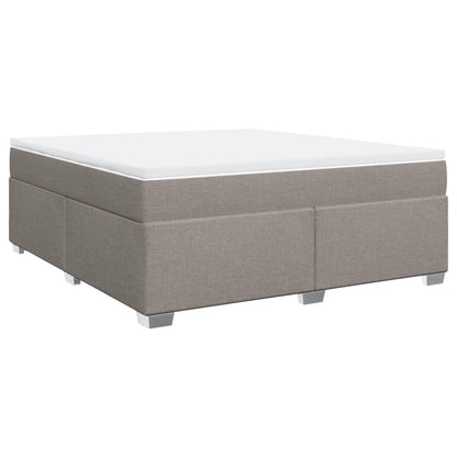 Giroletto a Molle con Materasso Tortora 180x200 cm in Tessuto | homemem39