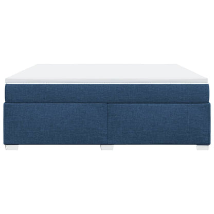 Giroletto a Molle con Materasso Blu 180x200 cm in Tessuto | homemem39