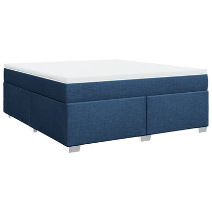 Giroletto a Molle con Materasso Blu 180x200 cm in Tessuto | homemem39