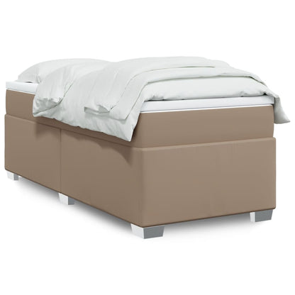 Giroletto a Molle con Materasso Cappuccino 90x190 cm Similpelle | homemem39
