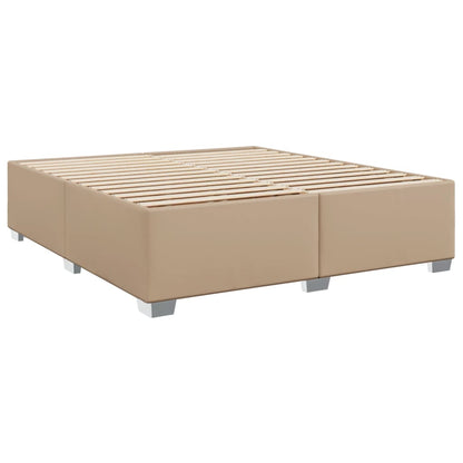 Giroletto a Molle con Materasso Cappuccino 180x200cm Similpelle | homemem39