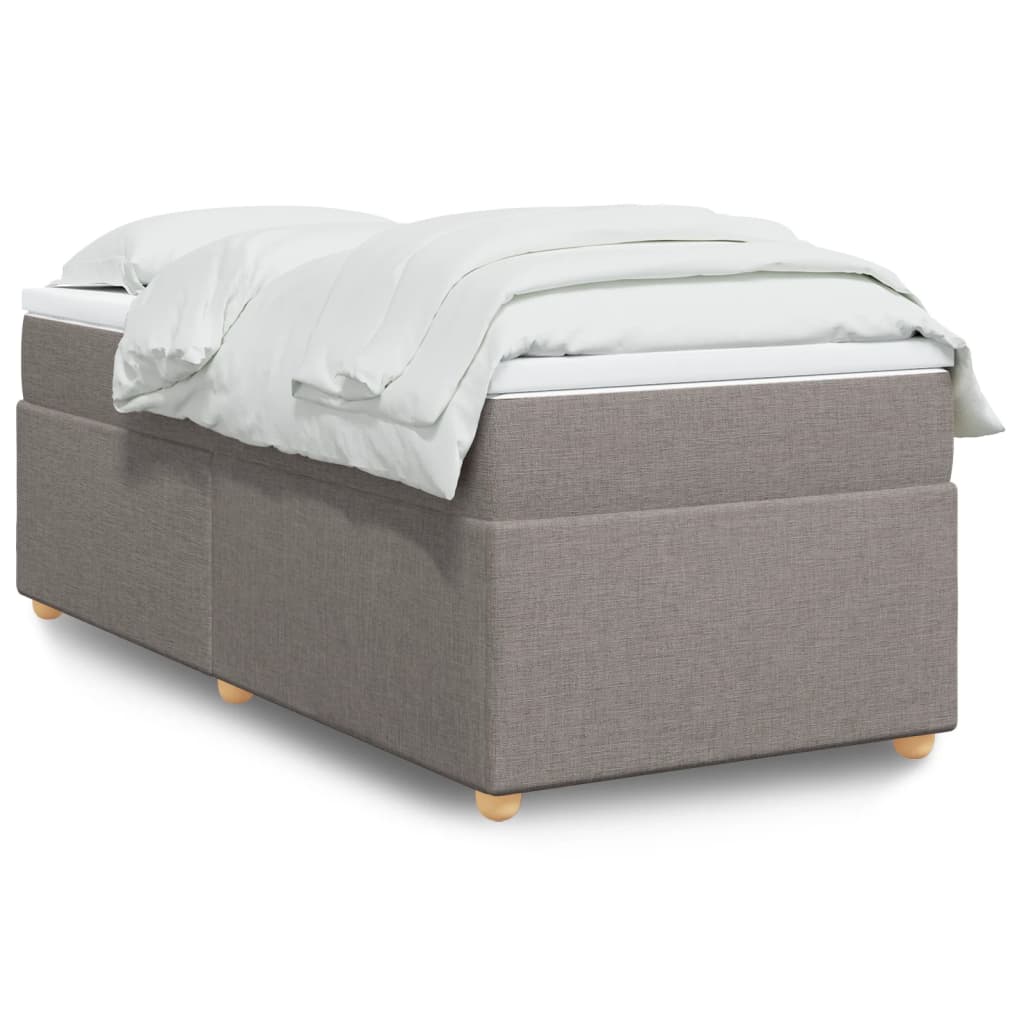 Giroletto a Molle con Materasso Tortora 80x200 cm inTessuto | homemem39