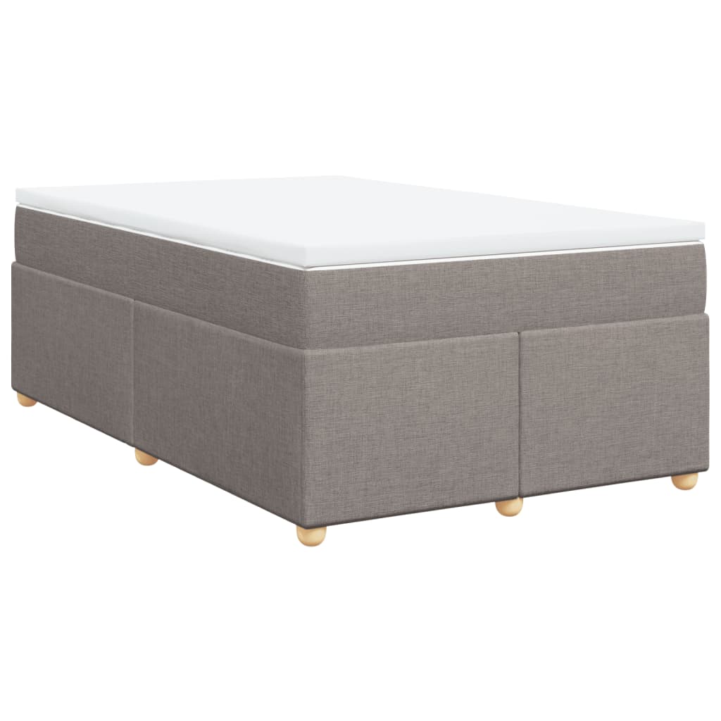 Giroletto a Molle con Materasso Tortora 120x200 cm in Tessuto | homemem39