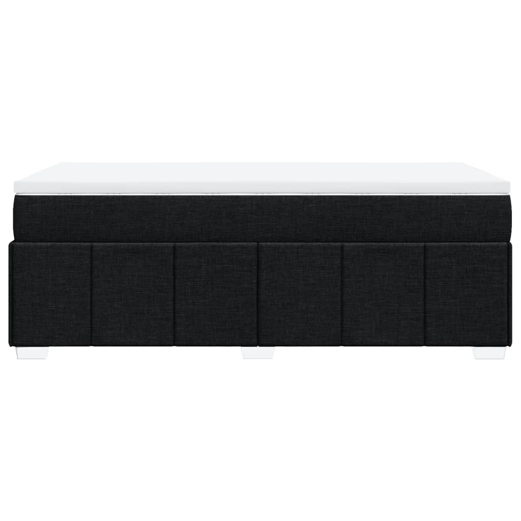 Giroletto a Molle con Materasso Nero 80x200 cm inTessuto | homemem39