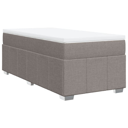 Giroletto a Molle con Materasso Tortora 90x200 cm inTessuto | homemem39