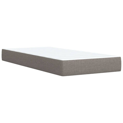 Giroletto a Molle con Materasso Tortora 90x200 cm inTessuto | homemem39