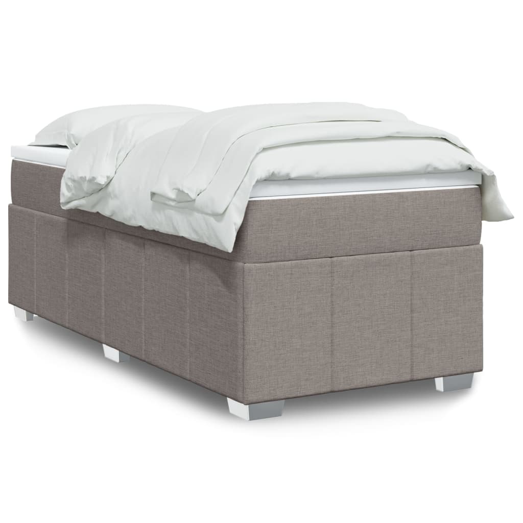 Giroletto a Molle con Materasso Tortora 90x200 cm inTessuto | homemem39