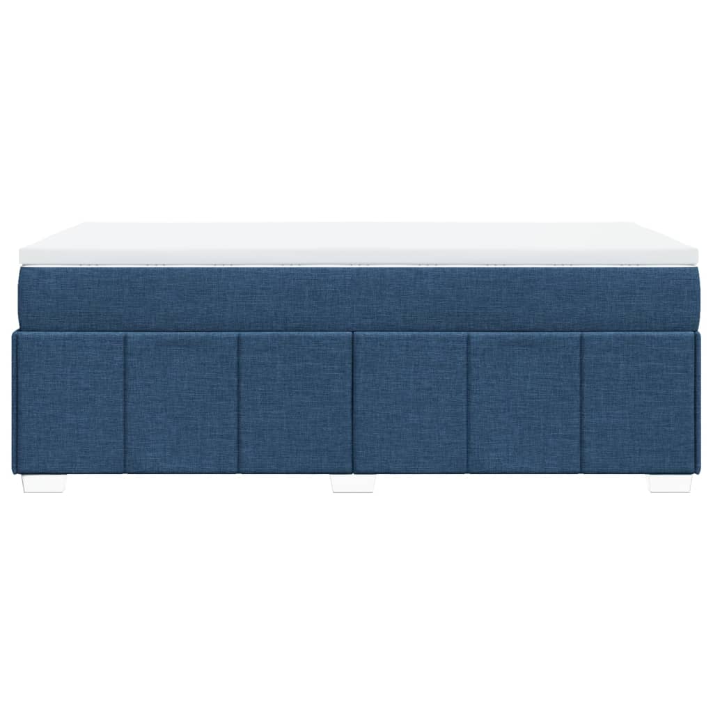 Giroletto a Molle con Materasso Blu 90x200 cm inTessuto