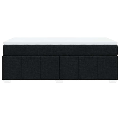 Giroletto a Molle con Materasso Nero 100x200 cm in Tessuto | homemem39