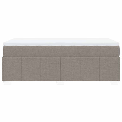 Giroletto a Molle con Materasso Tortora 100x200 cm in Tessuto | homemem39