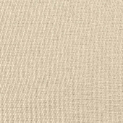 Giroletto a Molle con Materasso Crema 100x200 cm in Tessuto | homemem39