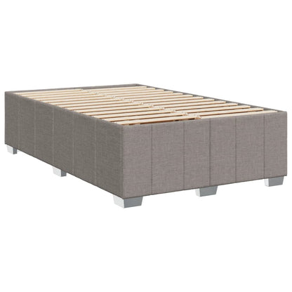 Giroletto a Molle con Materasso Tortora 120x190 cm in Tessuto