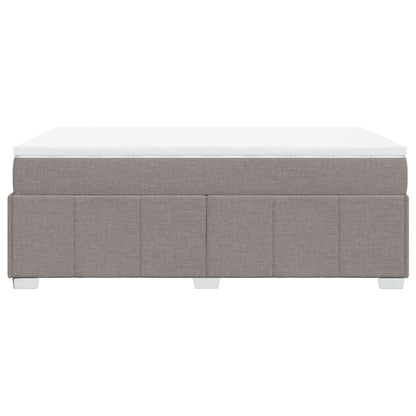 Giroletto a Molle con Materasso Tortora 120x190 cm in Tessuto