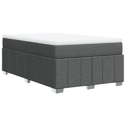Giroletto a Molle con Materasso Grigio Scuro 120x200 cm Tessuto | homemem39