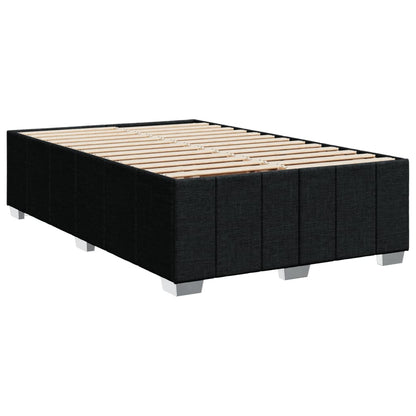 Giroletto a Molle con Materasso Nero 120x200 cm in Tessuto | homemem39