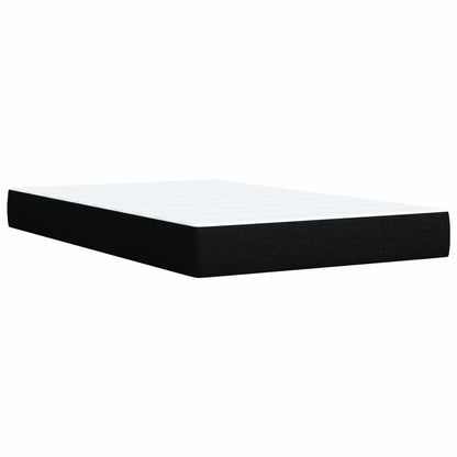 Giroletto a Molle con Materasso Nero 120x200 cm in Tessuto | homemem39