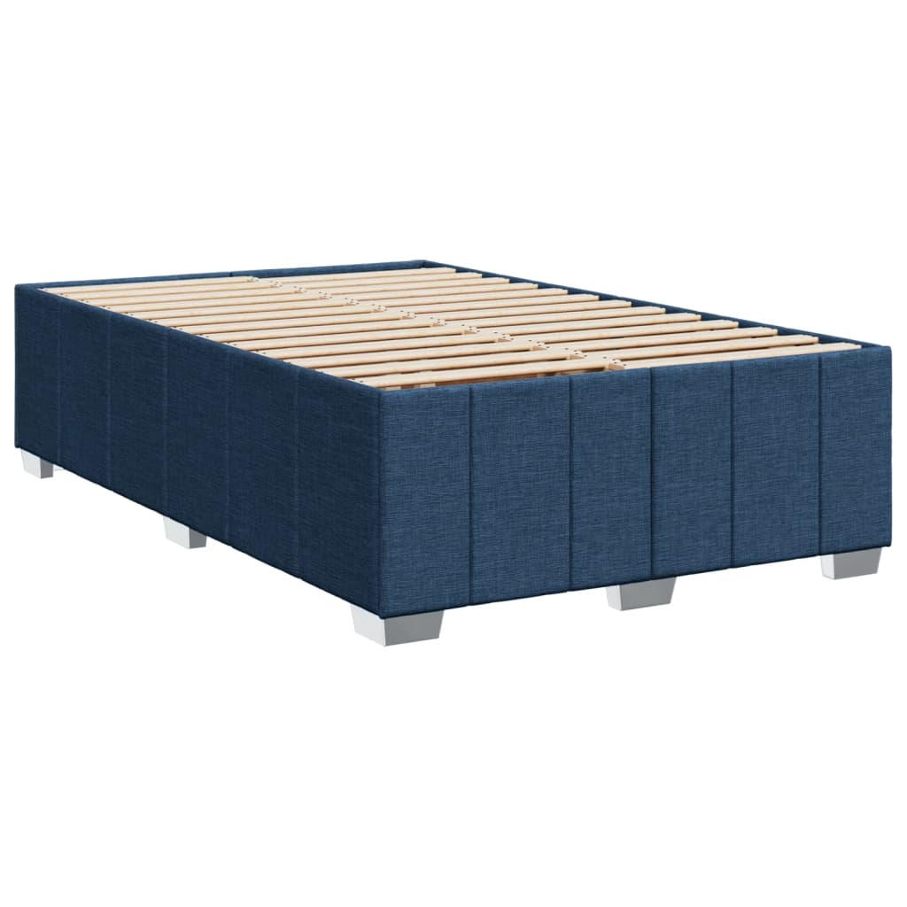 Giroletto a Molle con Materasso Blu 120x200 cm in Tessuto | homemem39