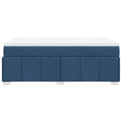 Giroletto a Molle con Materasso Blu 120x200 cm in Tessuto | homemem39
