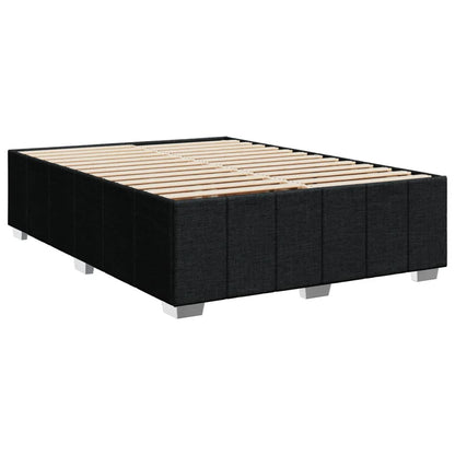 Giroletto a Molle con Materasso Nero 140x190 cm in Tessuto | homemem39
