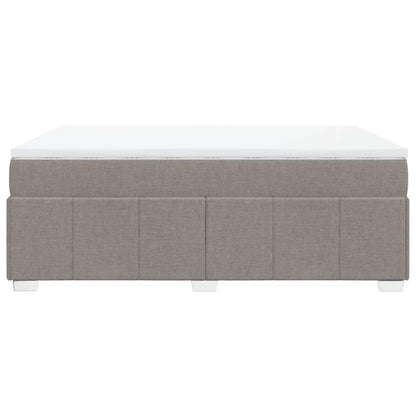 Giroletto a Molle con Materasso Tortora 140x190 cm in Tessuto | homemem39