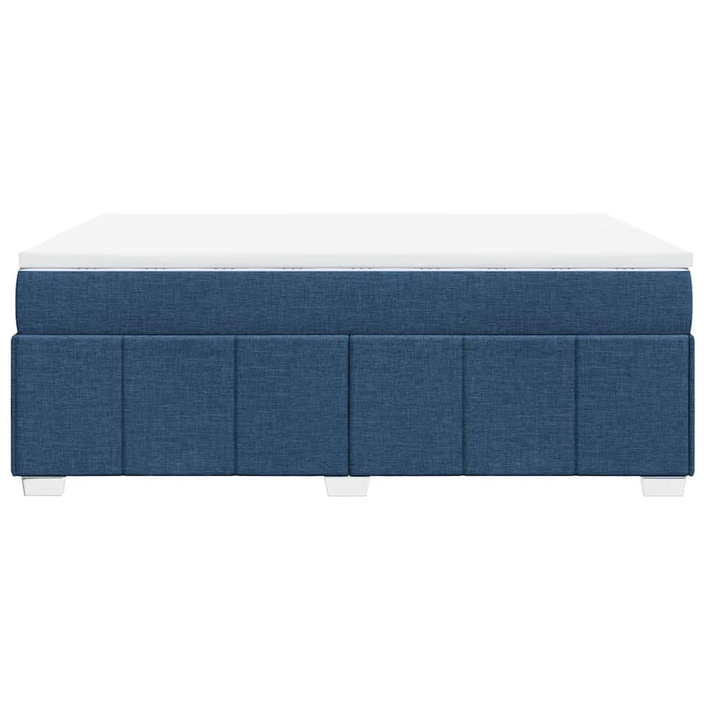 Giroletto a Molle con Materasso Blu 140x190 cm in Tessuto | homemem39