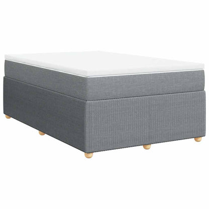 Giroletto a Molle con Materasso Grigio Chiaro 120x200cm Tessuto | homemem39