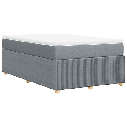 Giroletto a Molle con Materasso Grigio Chiaro 120x200cm Tessuto | homemem39