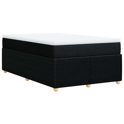 Giroletto a Molle con Materasso Nero 120x200 cm in Tessuto | homemem39