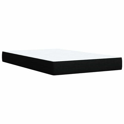 Giroletto a Molle con Materasso Nero 120x200 cm in Tessuto | homemem39