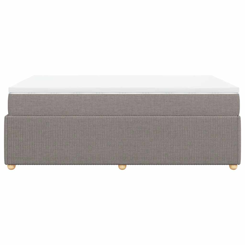 Giroletto a Molle con Materasso Tortora 120x200 cm in Tessuto | homemem39