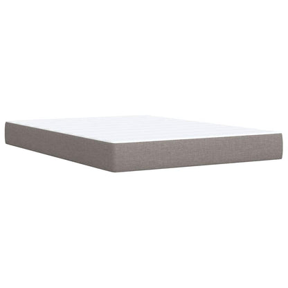 Giroletto a Molle con Materasso Tortora 140x200 cm in Tessuto | homemem39