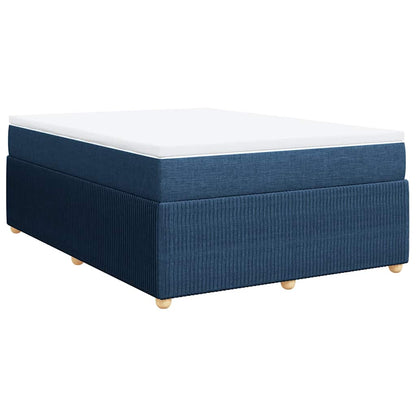 Giroletto a Molle con Materasso Blu 140x200 cm in Tessuto | homemem39