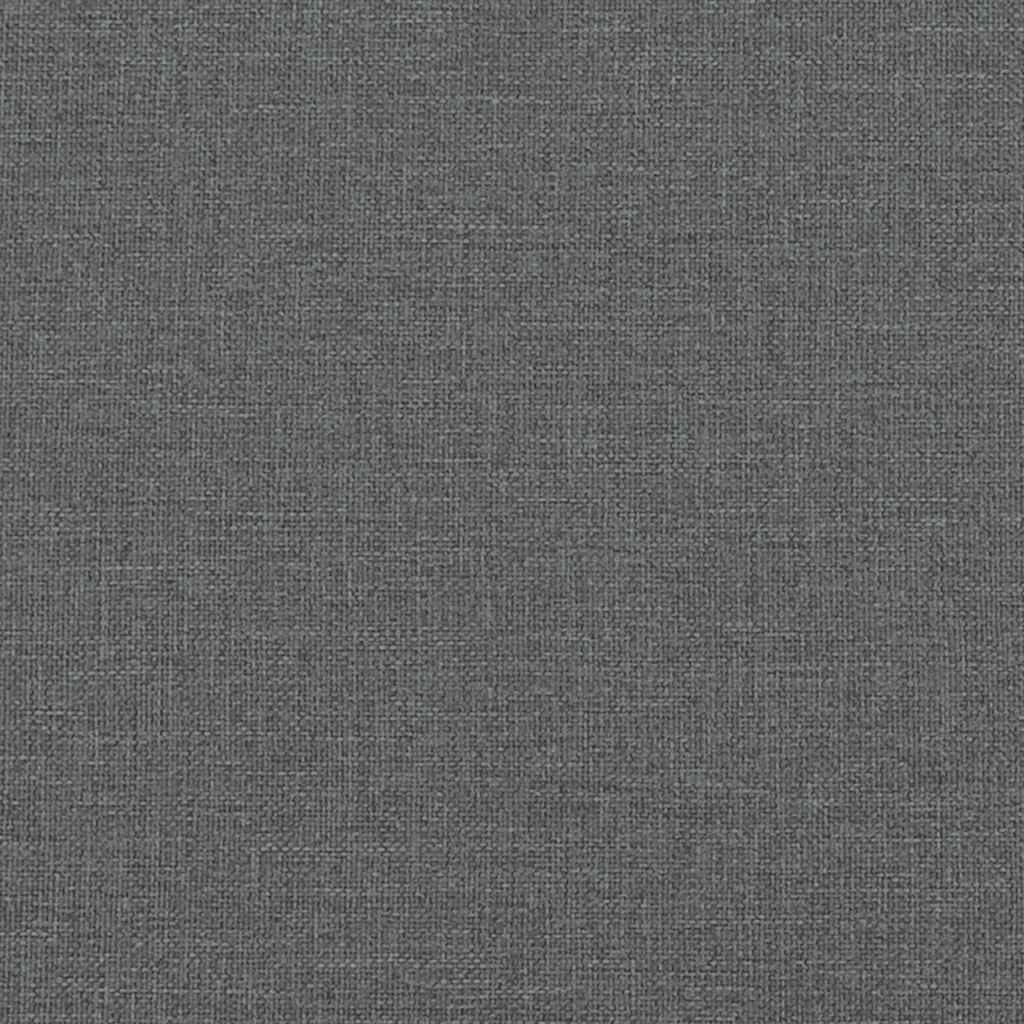 Giroletto a Molle con Materasso Grigio Scuro 180x200 cm Tessuto - homemem39