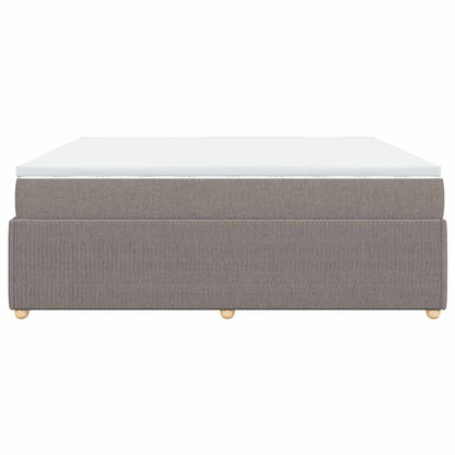 Giroletto a Molle con Materasso Tortora 180x200 cm in Tessuto | homemem39