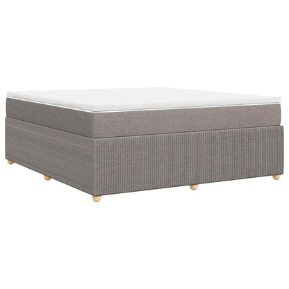 Giroletto a Molle con Materasso Tortora 180x200 cm in Tessuto | homemem39
