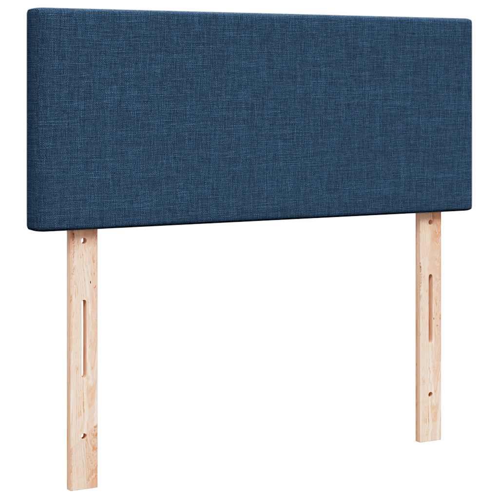 Giroletto a Molle con Materasso Blu 120x190 cm in Tessuto | homemem39