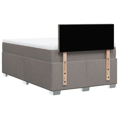 Giroletto a Molle con Materasso Tortora 120x190 cm in Tessuto | homemem39