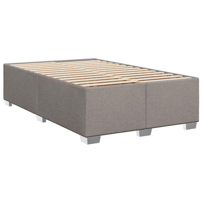 Giroletto a Molle con Materasso Tortora 120x190 cm in Tessuto | homemem39