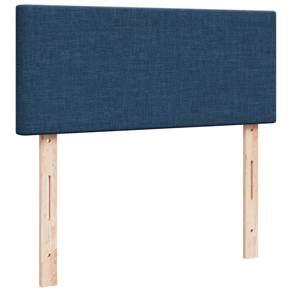 Giroletto a Molle con Materasso Blu 120x200 cm in Tessuto | homemem39