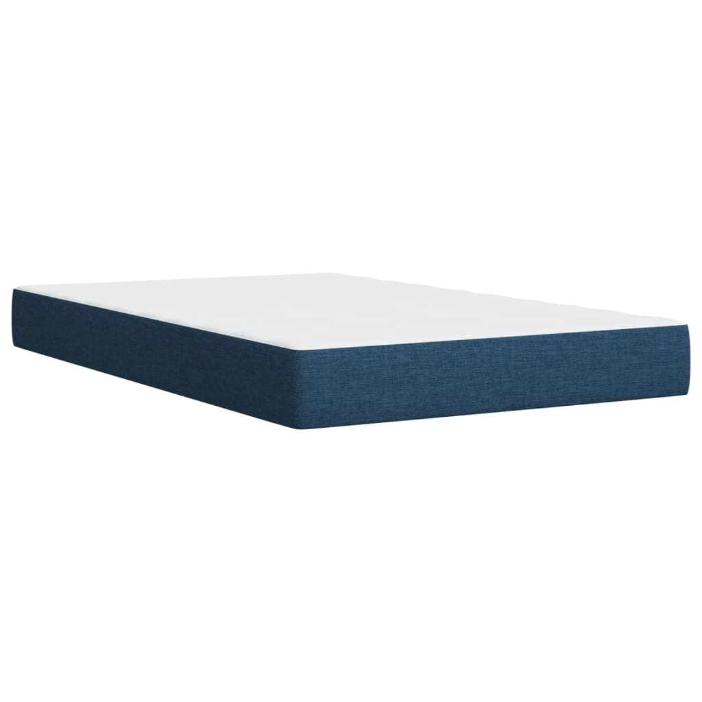 Giroletto a Molle con Materasso Blu 120x200 cm in Tessuto | homemem39