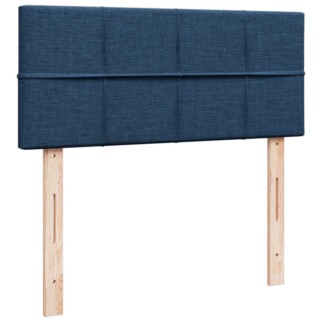 Giroletto a Molle con Materasso Blu 120x200 cm in Tessuto | homemem39