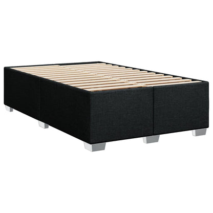 Giroletto a Molle con Materasso Nero 120x200 cm in Tessuto | homemem39