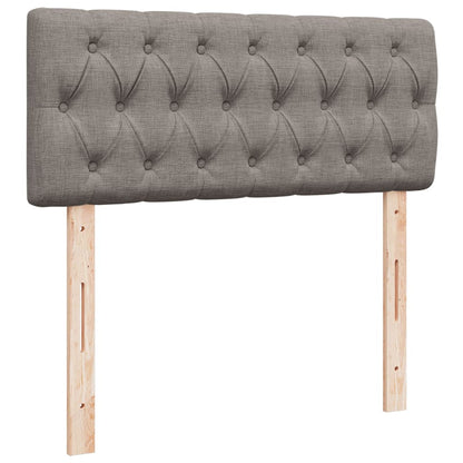 Giroletto a Molle con Materasso Tortora 120x200 cm in Tessuto | homemem39