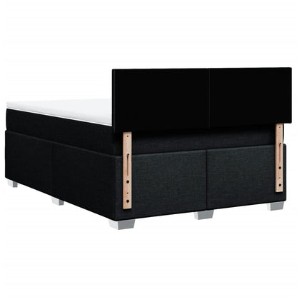 Giroletto a Molle con Materasso Nero 140x190 cm in Tessuto | homemem39