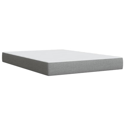 Giroletto a Molle con Materasso Grigio Chiaro 140x200cm Tessuto | homemem39