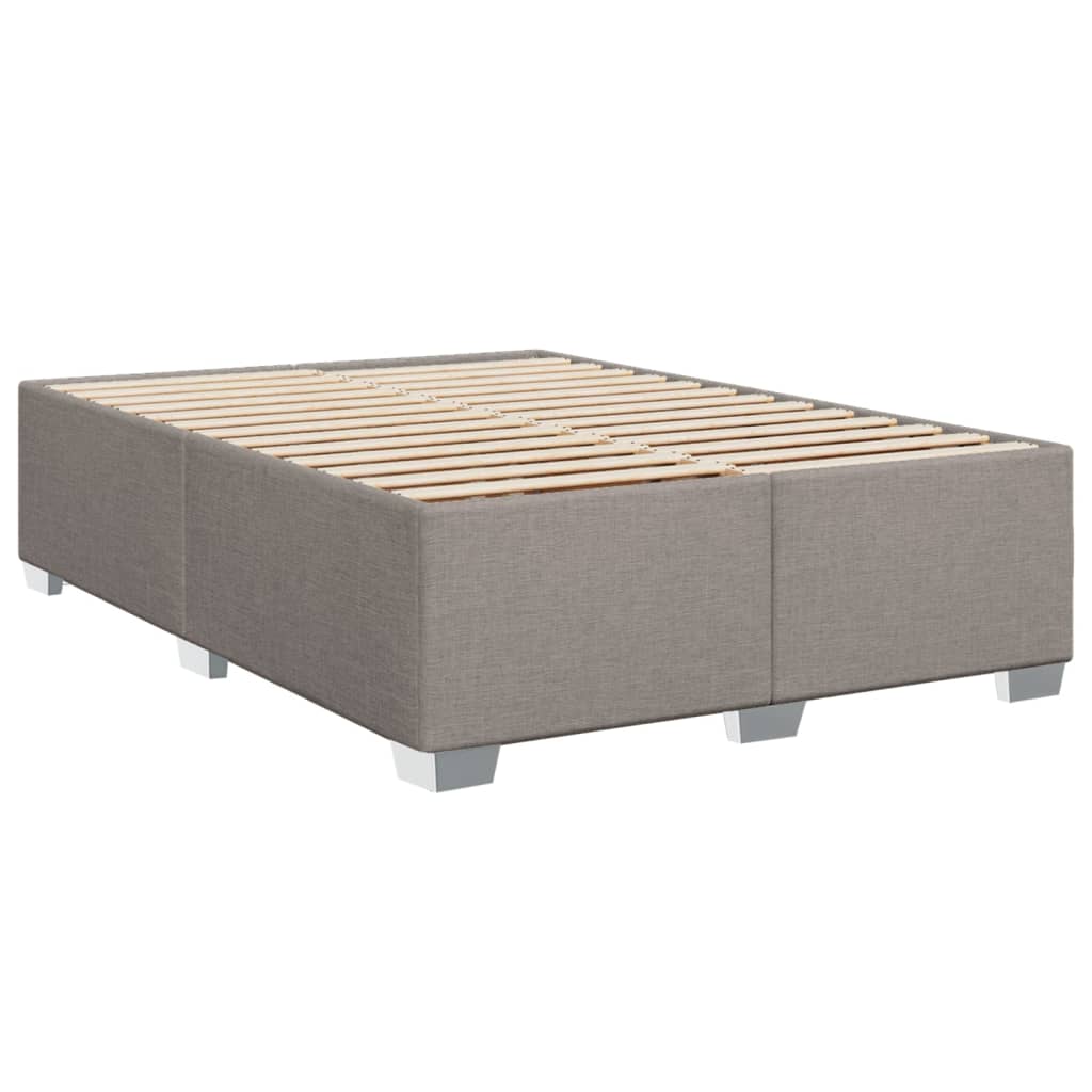 Giroletto a Molle con Materasso Tortora 160x200 cm in Tessuto | homemem39