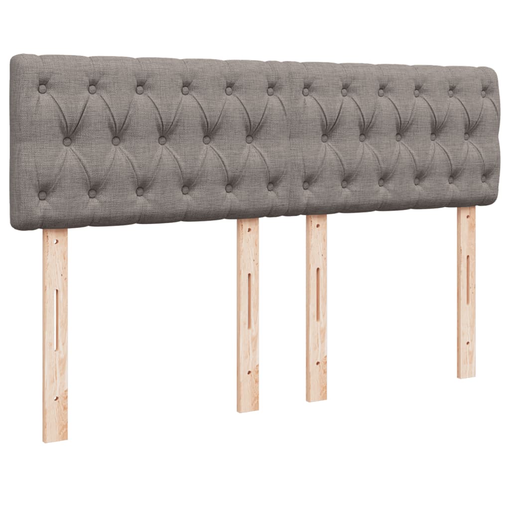 Giroletto a Molle con Materasso Tortora 160x200 cm in Tessuto | homemem39