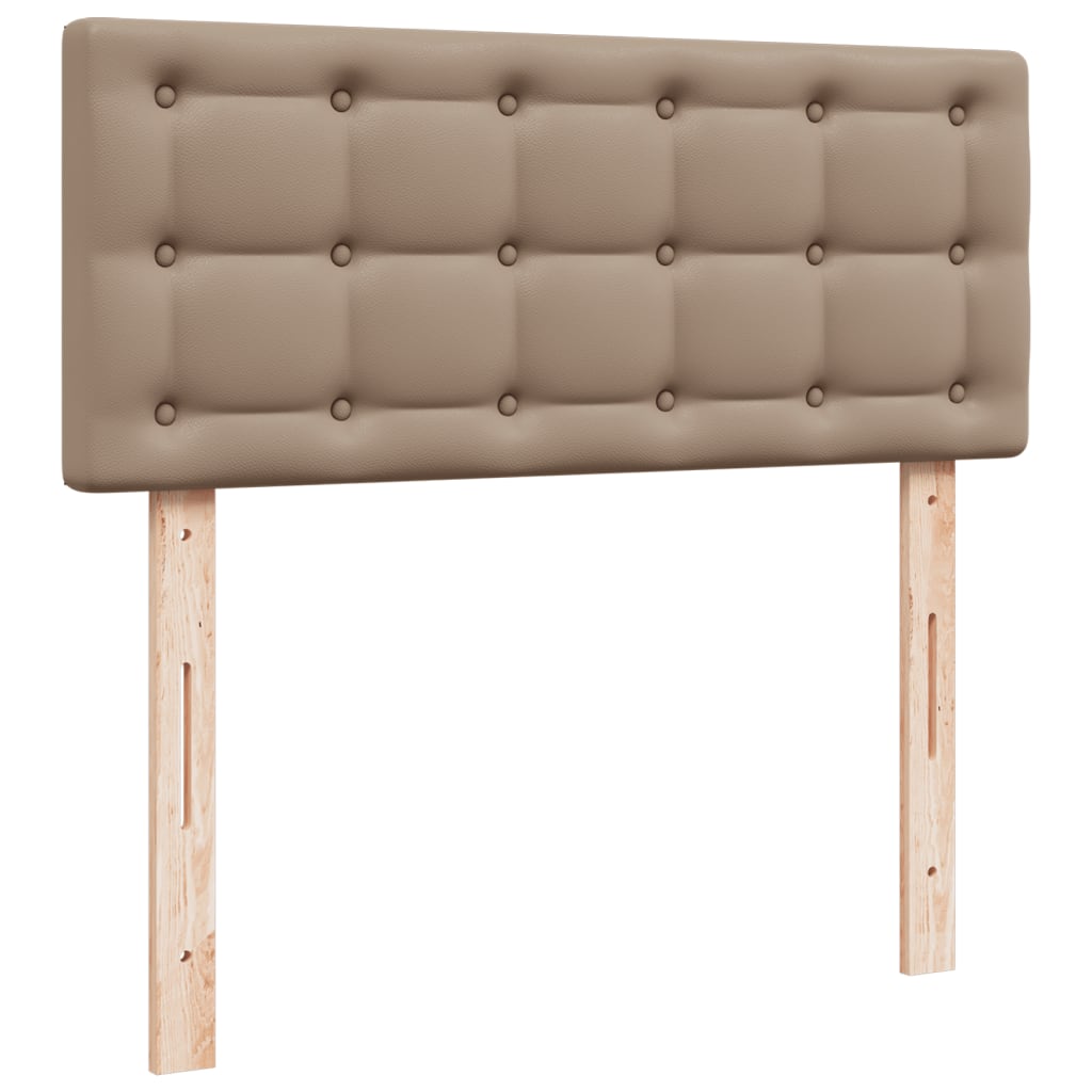 Giroletto a Molle con Materasso Cappuccino 100x200cm Similpelle | homemem39