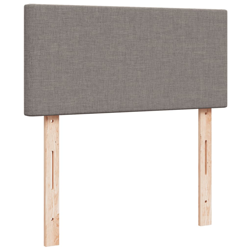 Giroletto a Molle con Materasso Tortora 80x200 cm inTessuto | homemem39